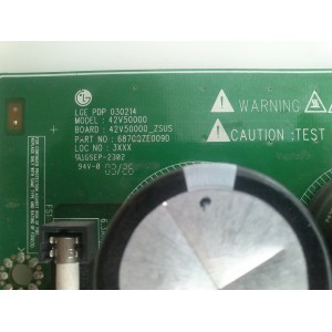 Z-SUS / LG 6871QZH030A/ 6870QZE009D/ 6870QZE009F / 6870QZE009E / SUSTITUTA 6871QZH030B / PANEL PDP42V52000 / PDP42X51000/ PDP42V5/ PDP42V50300/ MODELOS PDP4247-F/PDP4247-L/DP-42SM/GTW-P42M303/RU-42PZ90/ MZ-42PZ36/MU-42PZ90V/PDP42BK/PFM-42V1/P42W34/P42W24